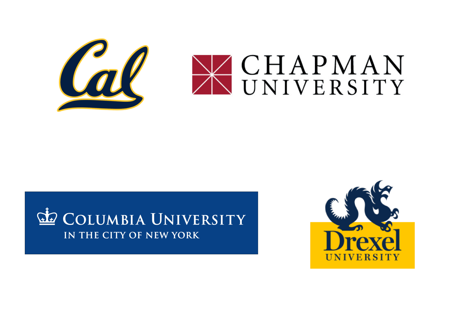 College logos.